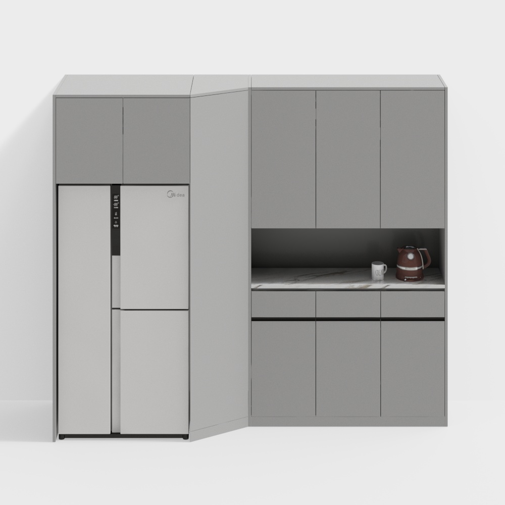 Wine cabinet diagonal cabinet