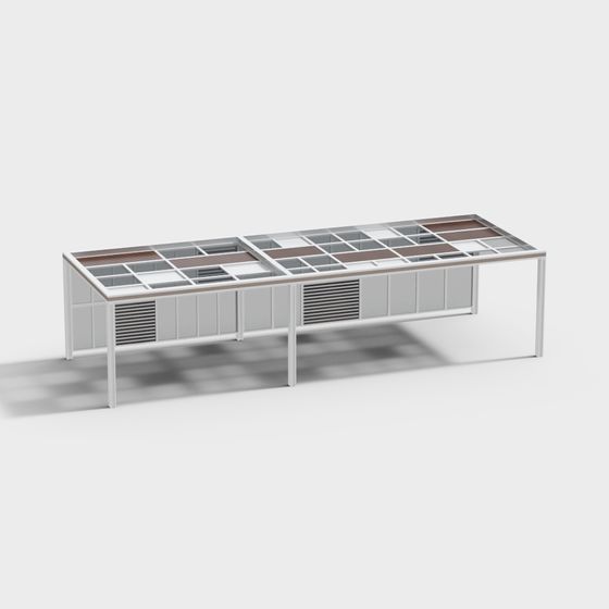 Urban Oasis Display Cabinet 3D model
