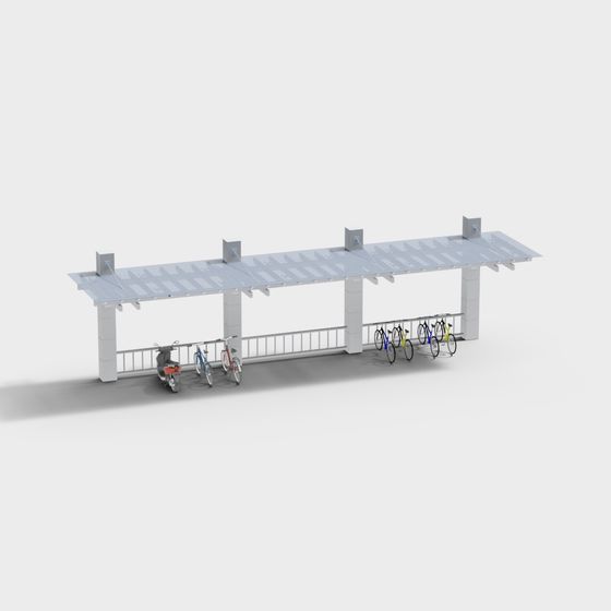 Minimalist Low-Polygon Train Station 3D model