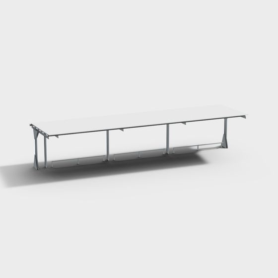 Urban Corridor 3D model - Low Poly High Detail Design