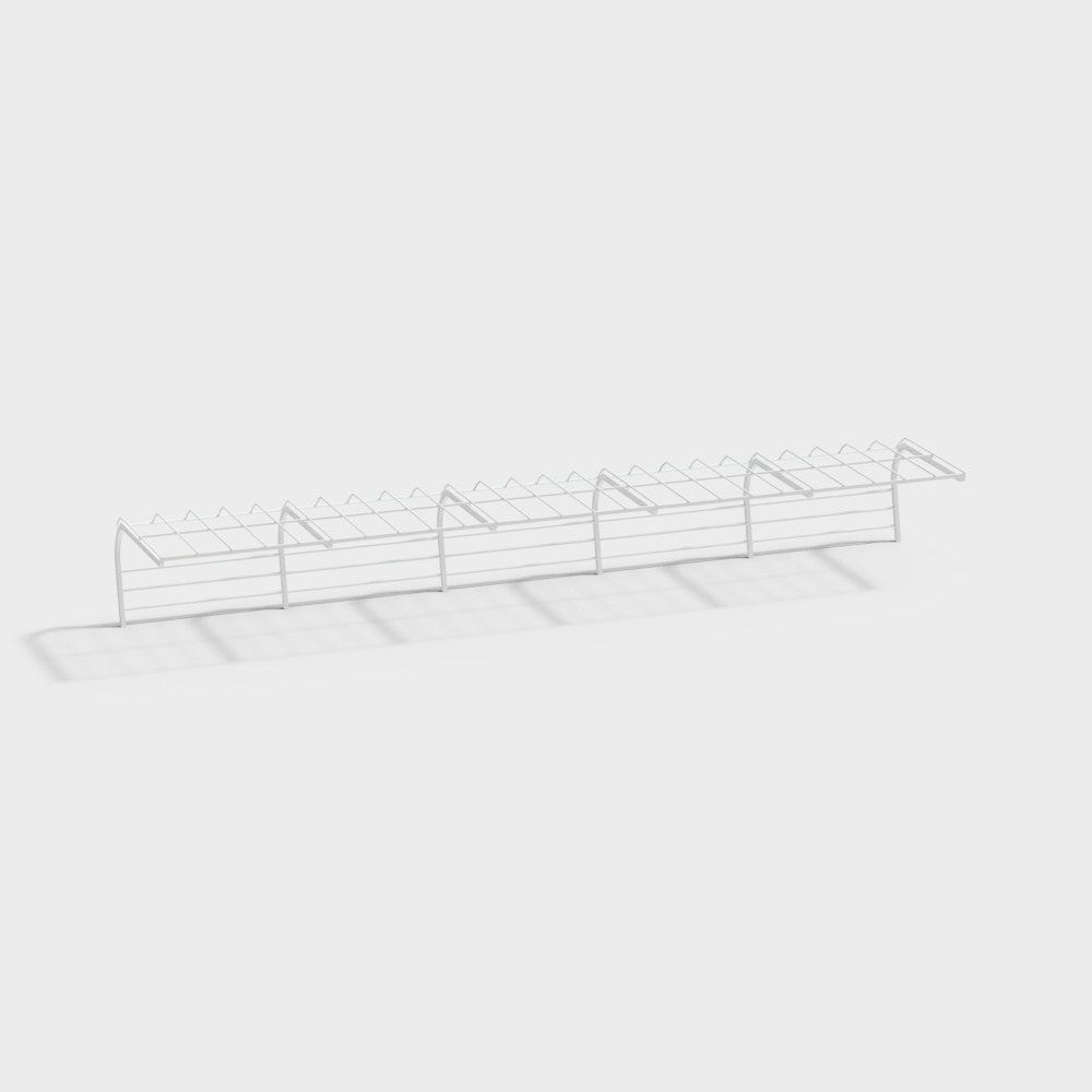 Shopping mall open-air bicycle shed