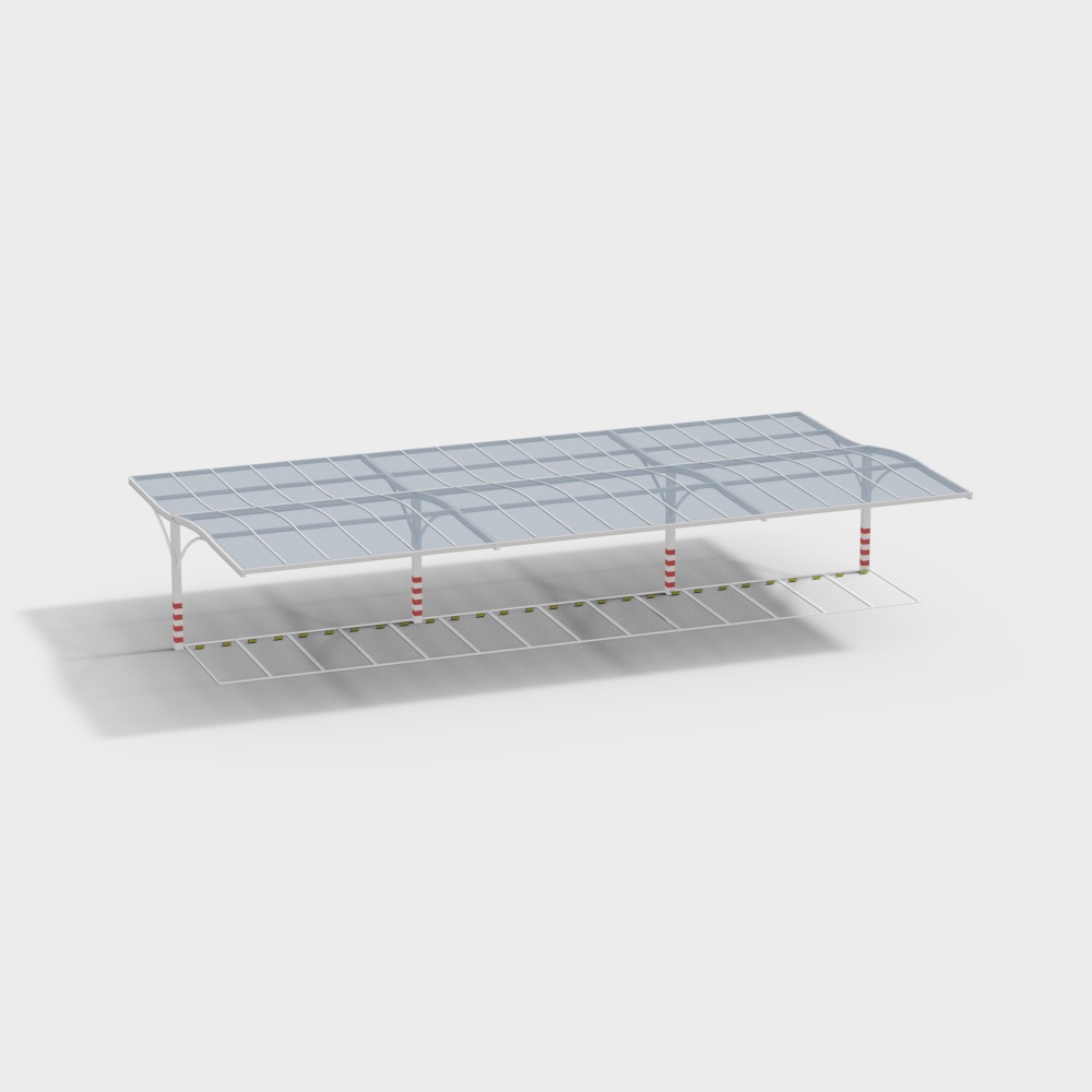 Urban Canopy 3D model for Modern Spaces