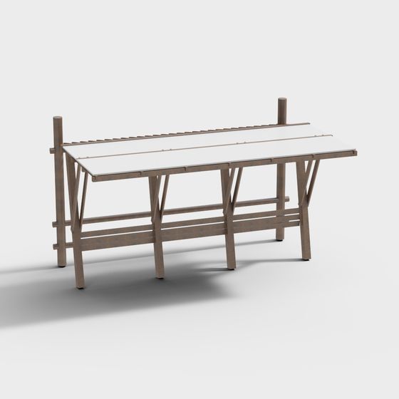 Urban Workbench 3D model for Modern Spaces