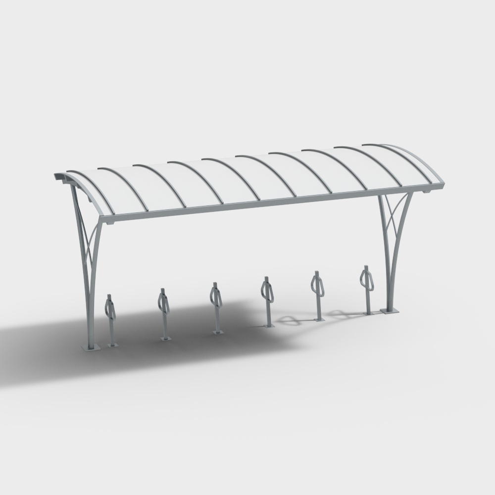 curved roof carport