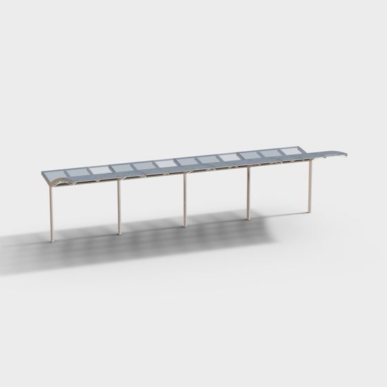 Urban Sunlight Corridor 3D model