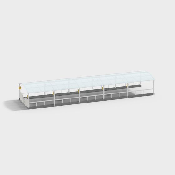 Urban Bus Stop 3D model for Modern Cities