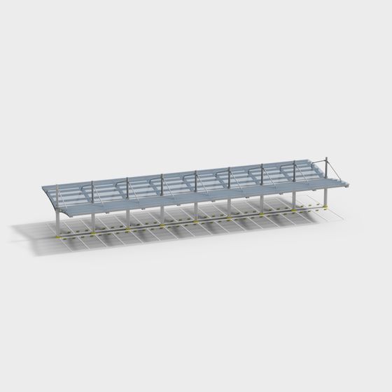 Urban Skywalk 3D model