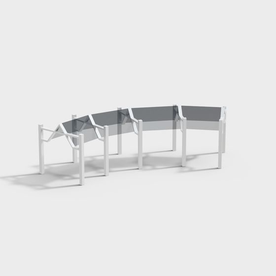 Urban Bridge 3D model