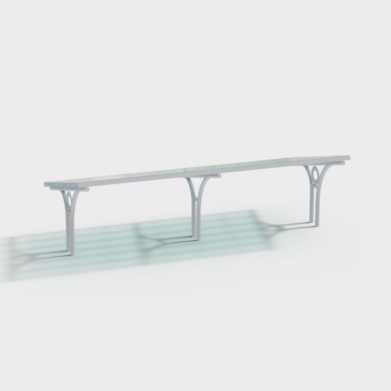Elegant Bench 3D model