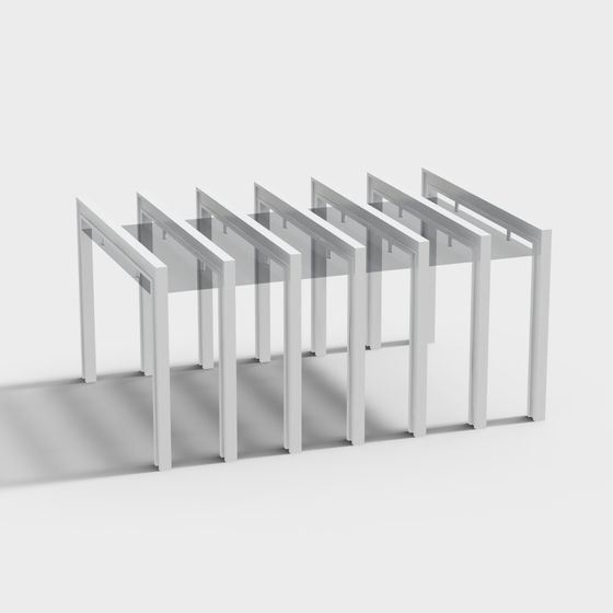 Futuristic Gate 3D model