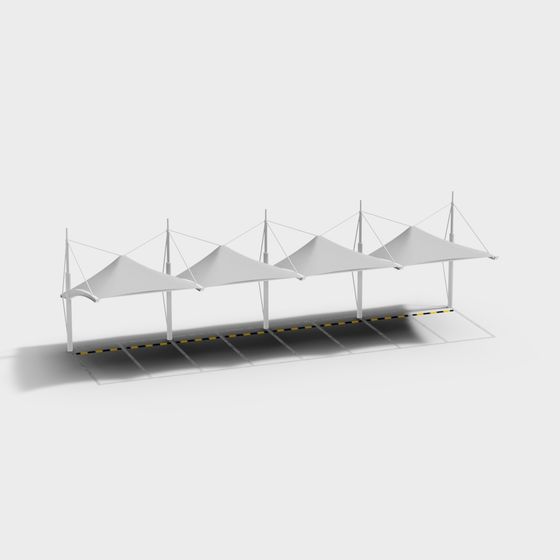 Urban Eaves 3D model for Modern Architecture