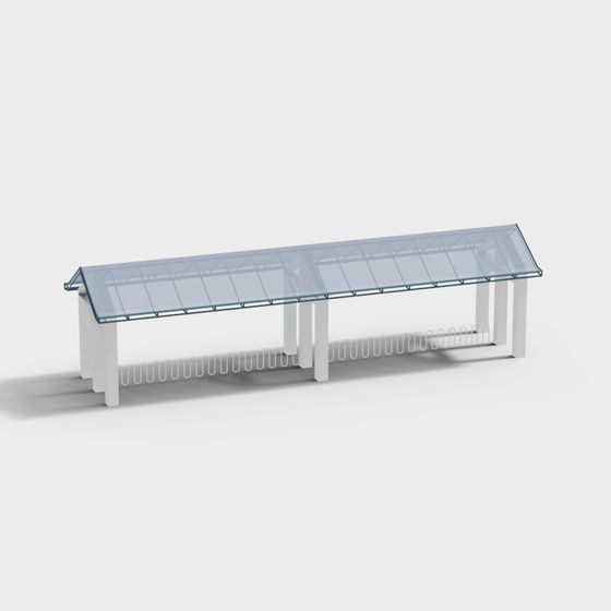 Urban Bench 3D model for Modern Spaces