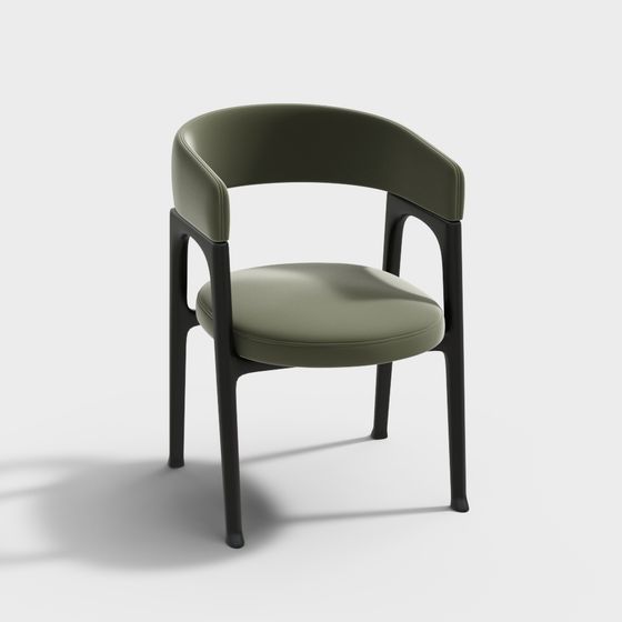 Stylish Low-Poly Chair 3D model