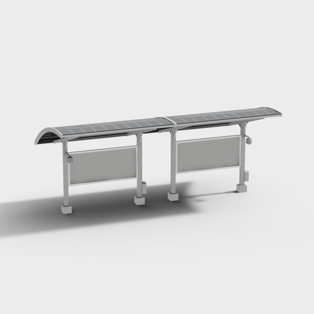 公園の自転車小屋