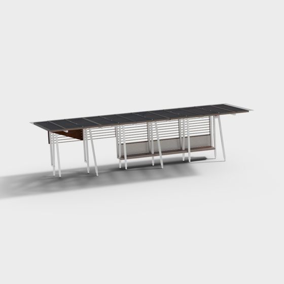 Urban Light Corridor 3D model