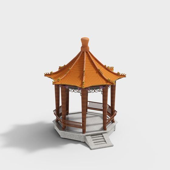 Oriental Pavilion 3D model