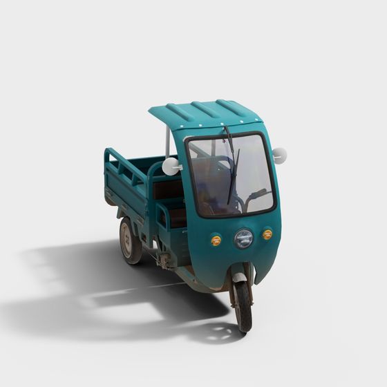 Exotic Tuk-Tuk 3D model for Creative Projects