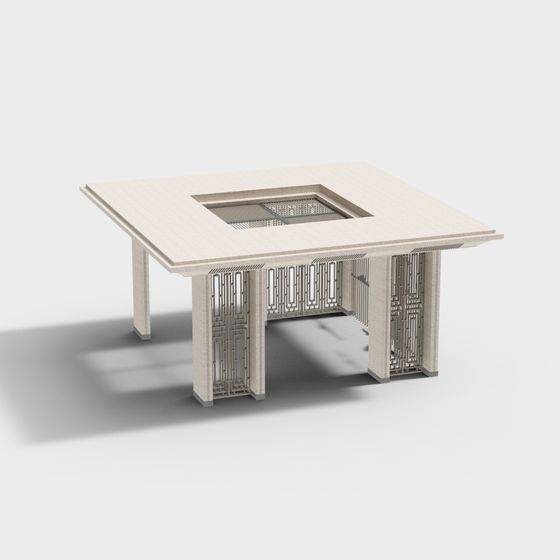 City Gate 3D Model for Modern Design