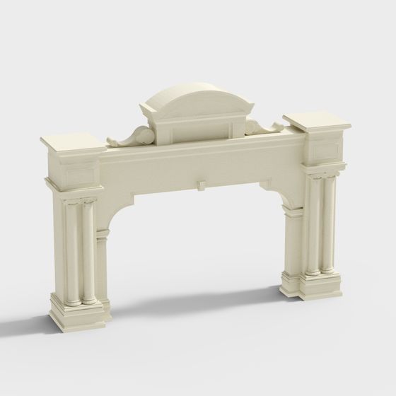 Stunning Roman Arch 3D model