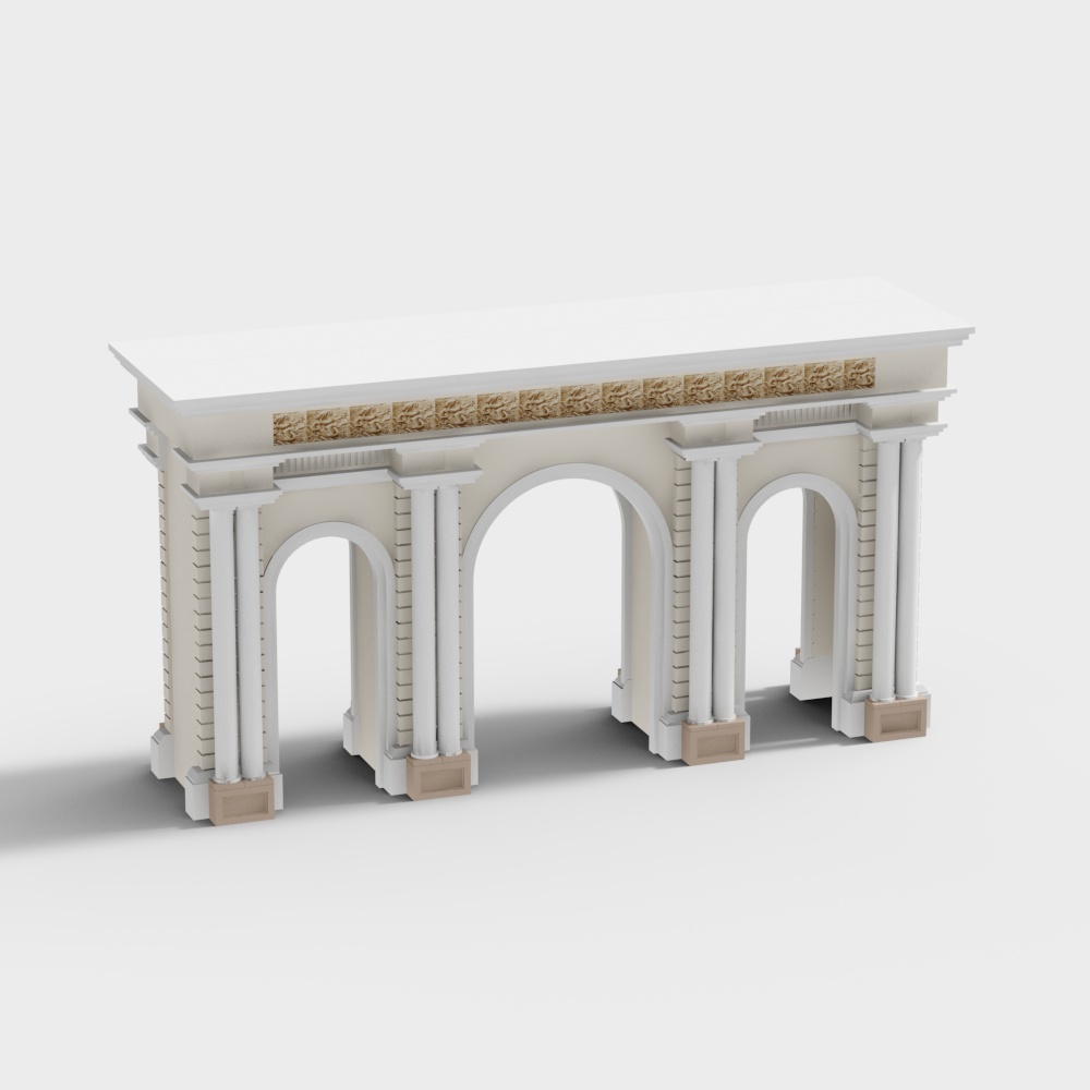 Stunning Roman Arch 3D model for Classical Designs
