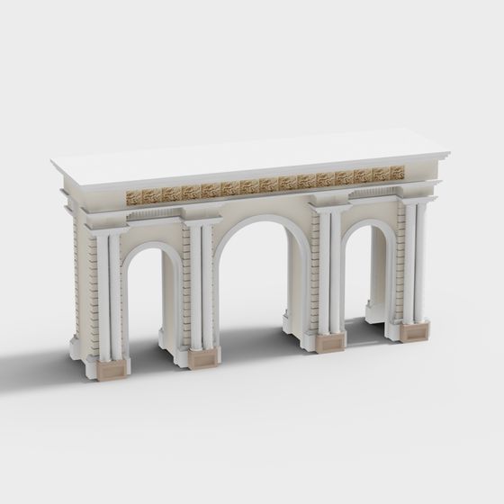 Stunning Roman Arch 3D model for Classical Designs