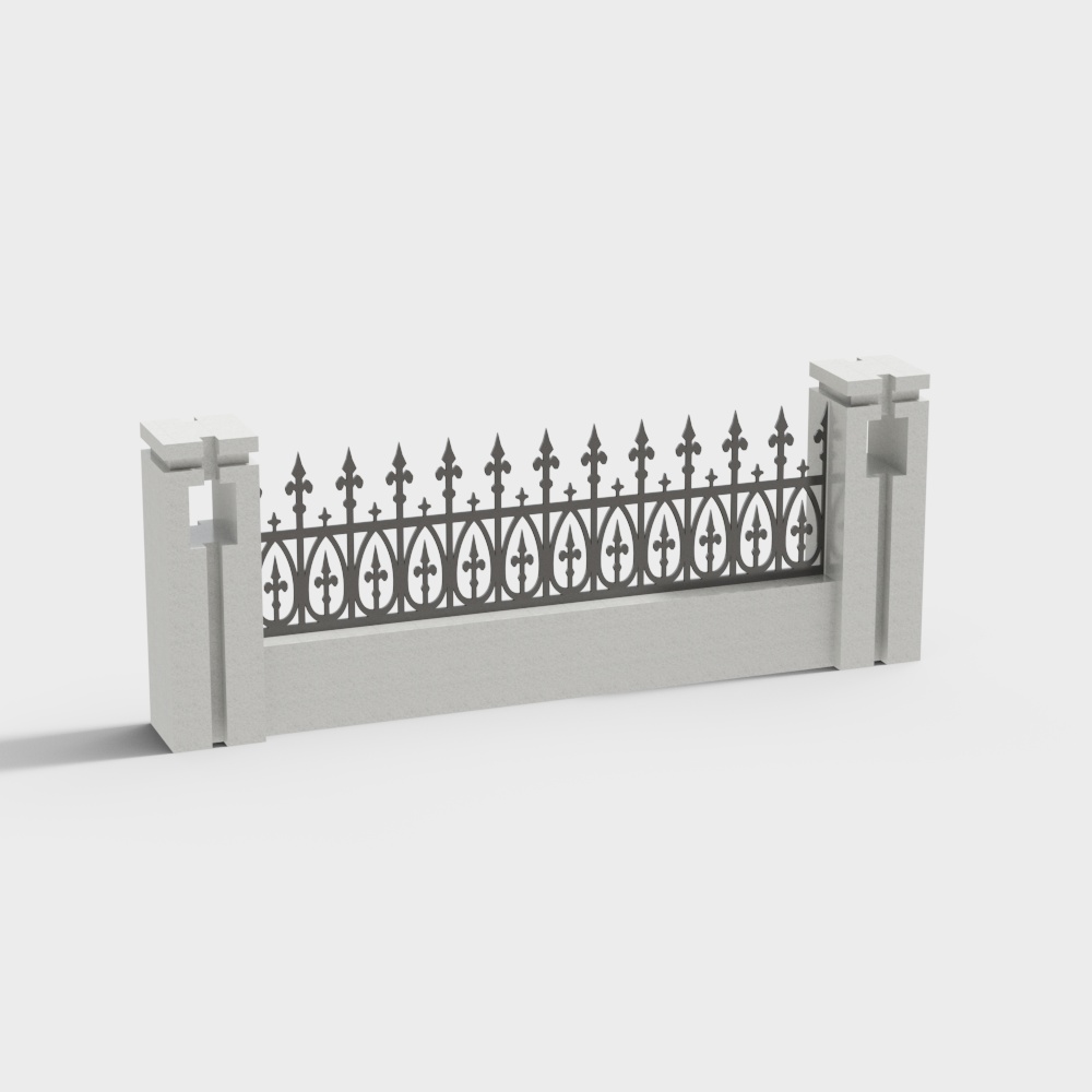Park European style fence