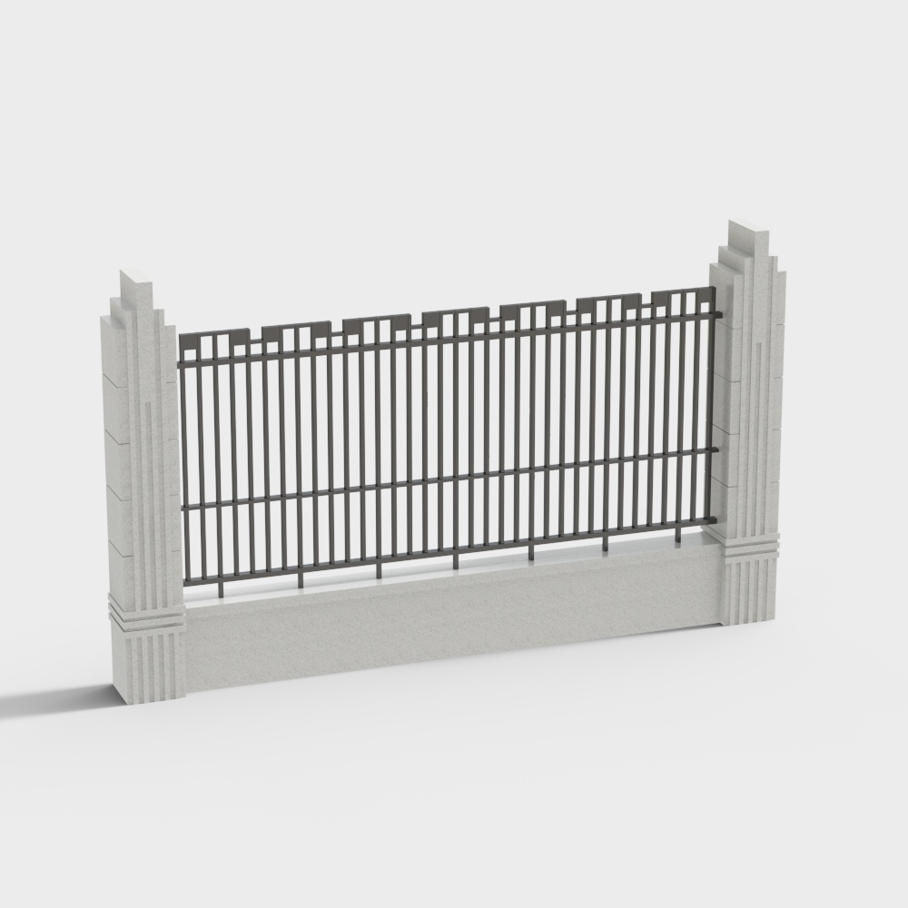 Outdoor simple European fence