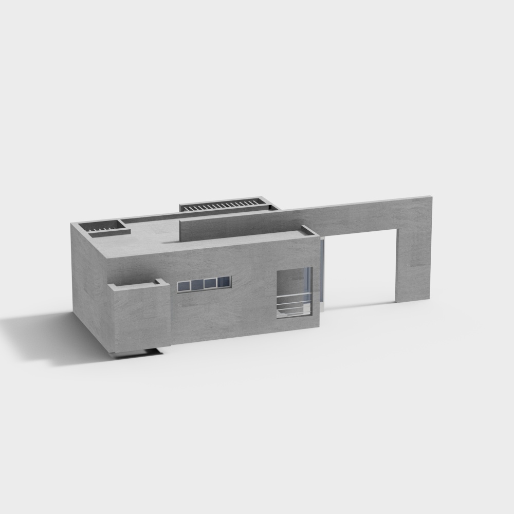 Modern simple gate of community