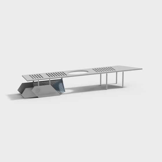 Future City Bench 3D model