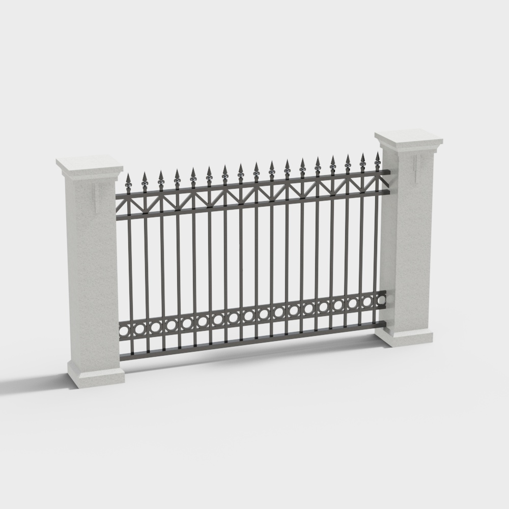Garden European style fence