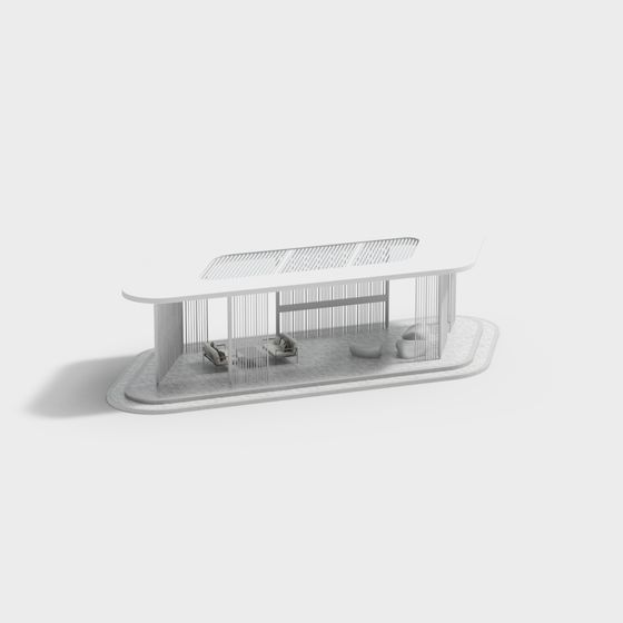 Urban Oasis Rest Stop 3D model