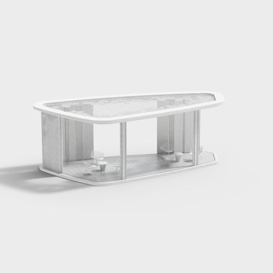 Future Window 3D Model for Modern Spaces