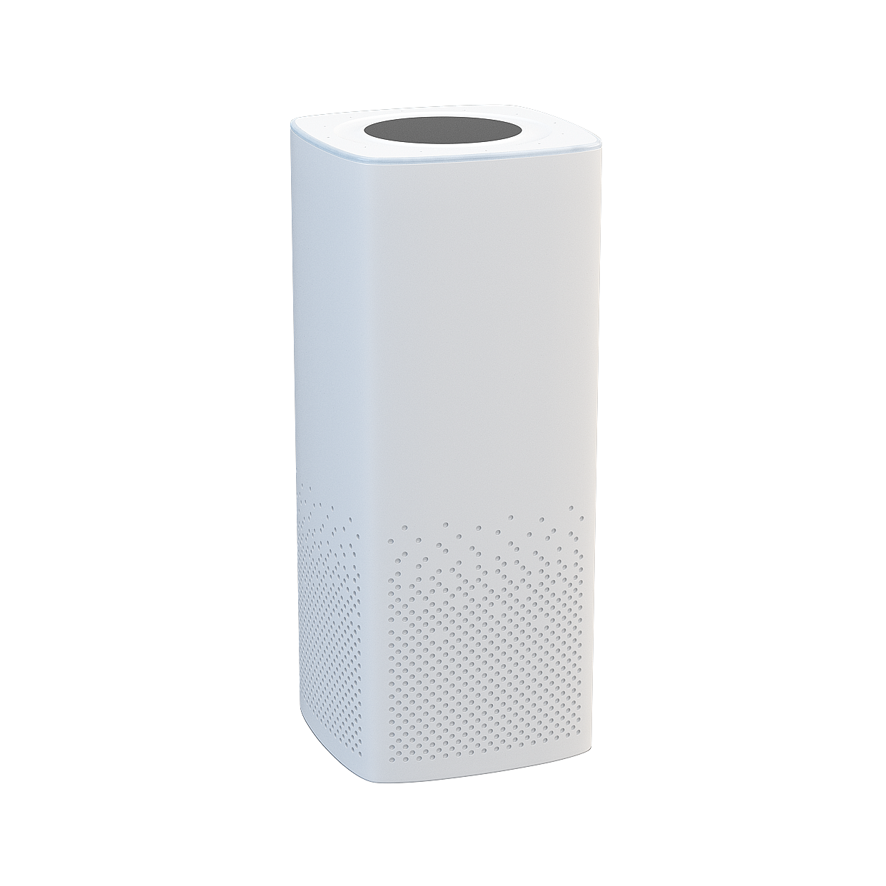 Smart Air Purifier 3D Model – Low-Poly Modern Design