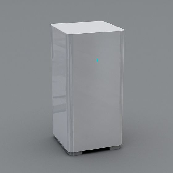 Xiaomi Air Cleaner 3D Model in Gray