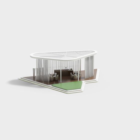 Urban Oasis Pavilion 3D model