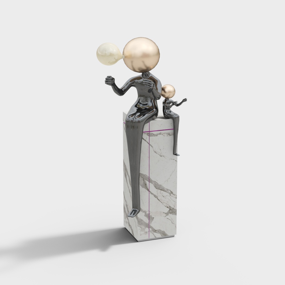 Modern internet celebrity sculpture ornaments