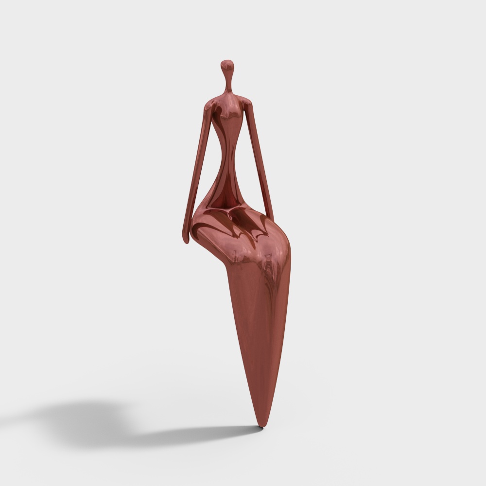 Streamlined Dancer 3D model