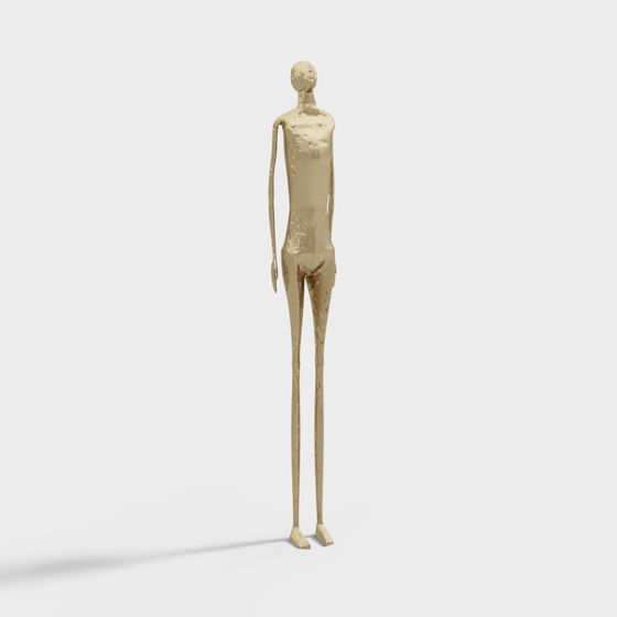 Minimalist Mannequin 3D model for Creative Projects