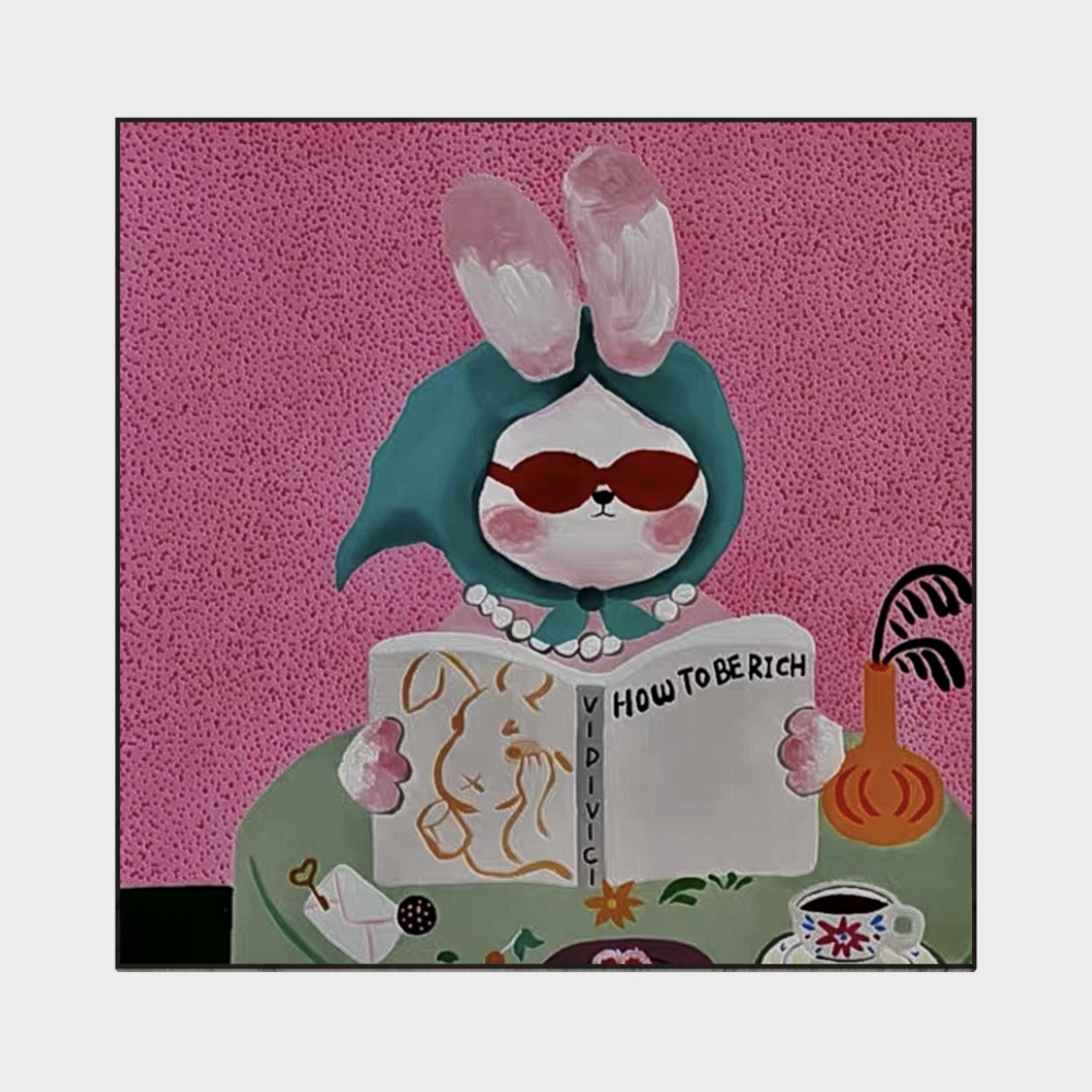 Rabbit Lady 3D Model – Low-Poly Whimsical Character