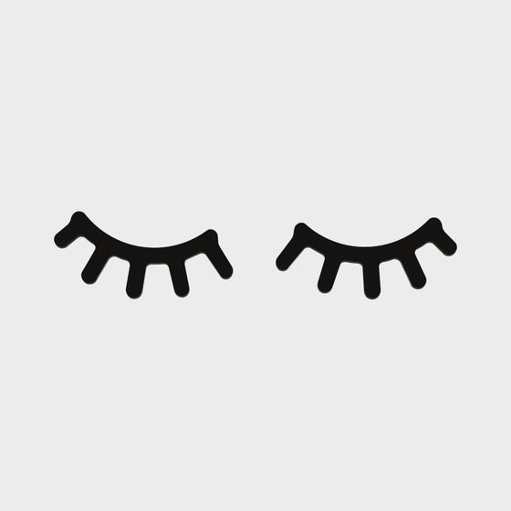 Elegant Low-Poly Eyelash 3D model