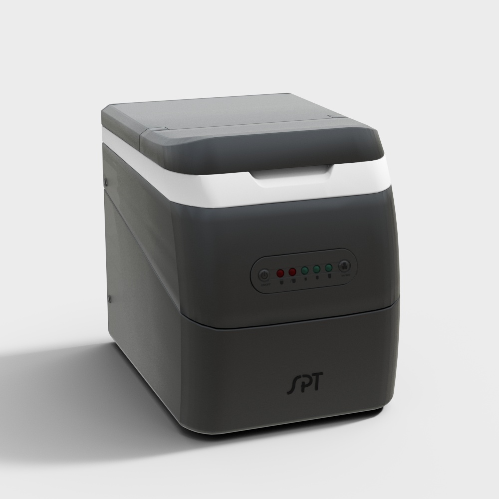 Stylish Portable Refrigerator 3D model