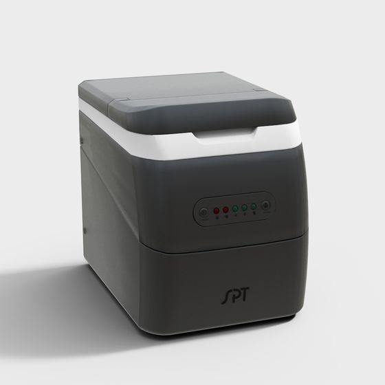 Stylish Portable Refrigerator 3D model