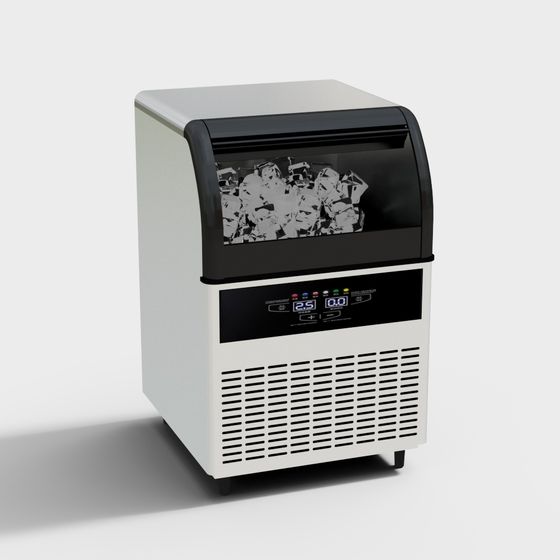 Sleek and Modern Ice Machine 3D model