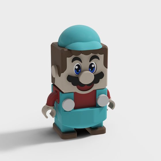 Playful Mario 3D model