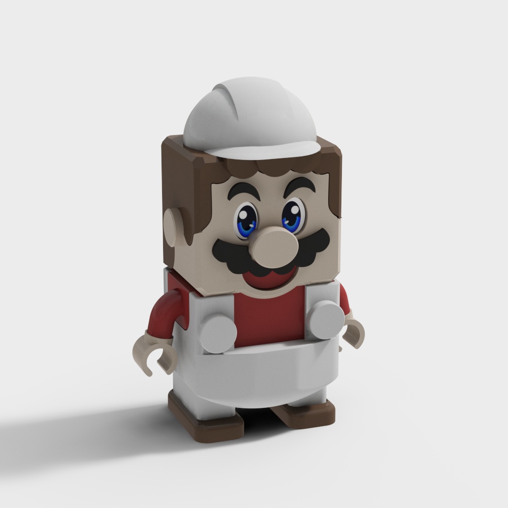 Brick Block Mario 3D model