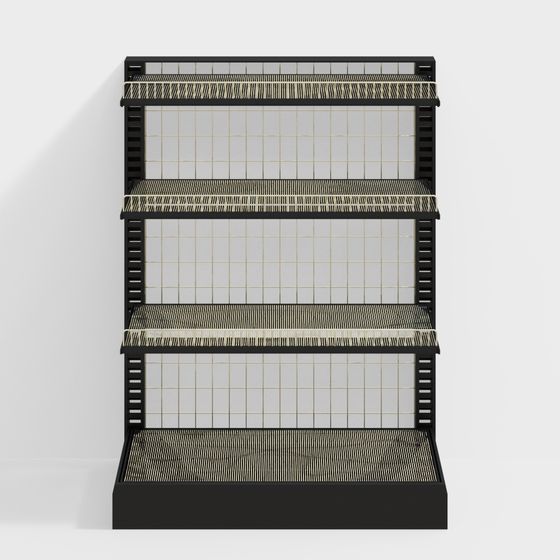 Urban Grid Shelf 3D model