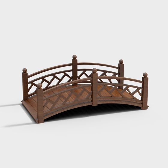 Wuyun Bridge 3D Model with Traditional Charm