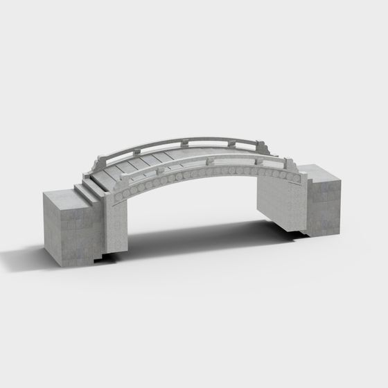 Ancient Bridge 3D model
