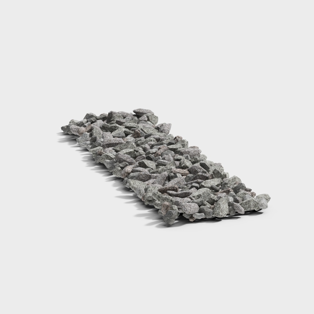 Piedras del paisaje del patio de la carretera