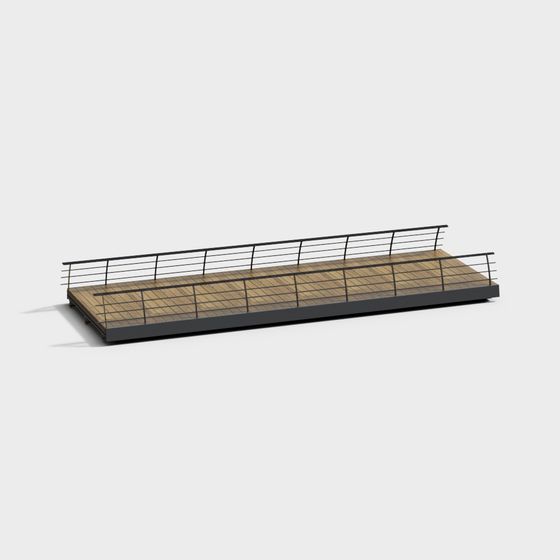 Urban Balcony 3D model for Contemporary Designs